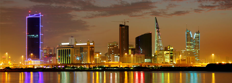 Bahrain Towers at Night