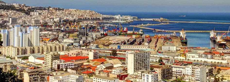 Bird's Eye View of Algiers Capital of Algeria