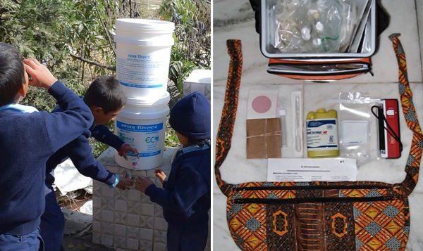 J-WAFS in action: A wearable testing kit to check for E. coli in water
