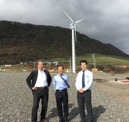 「風のまち」でクリーンエネルギーの発電を開始