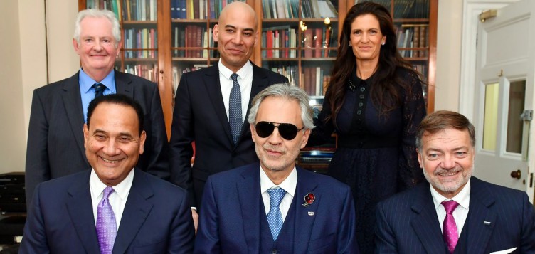 Community Jameel and Andrea Bocelli Foundation launch international scholarship at the Royal College of Music in London