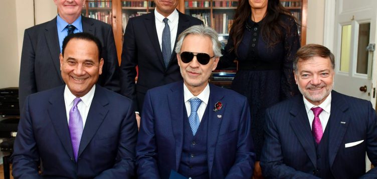 Andrea Bocelli Vakfı ve Community Jameel, Londra’daki Kraliyet Müzik Akademisi’nde (Royal College of Music) bir uluslararası burs programı başlattı