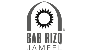 Bab RIzq Jameel Logo Greyscale EN